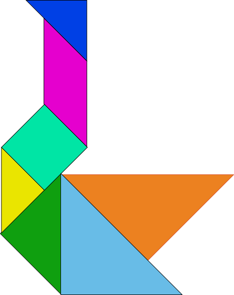 Tangram Puzzle clip art