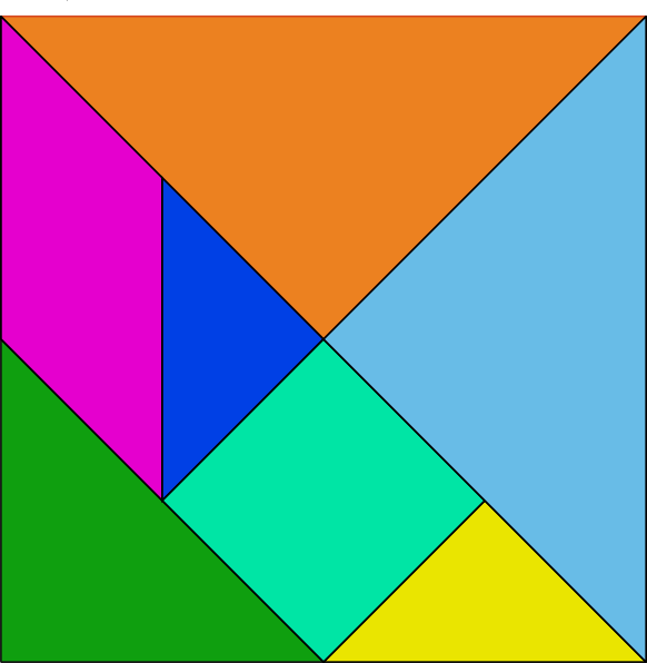 Tangram-24 clip art