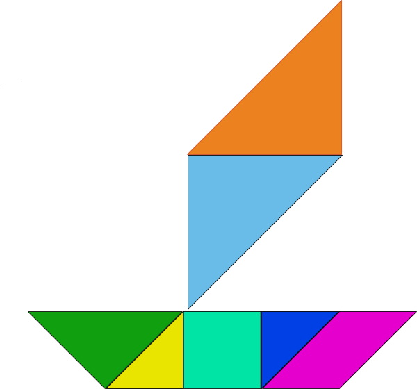 Tangram-34 clip art