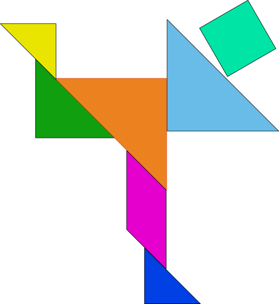 Tangram-09 clip art