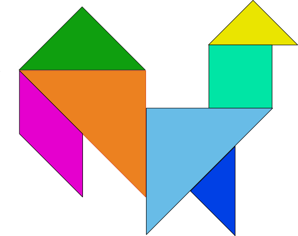 Tangram-29 clip art