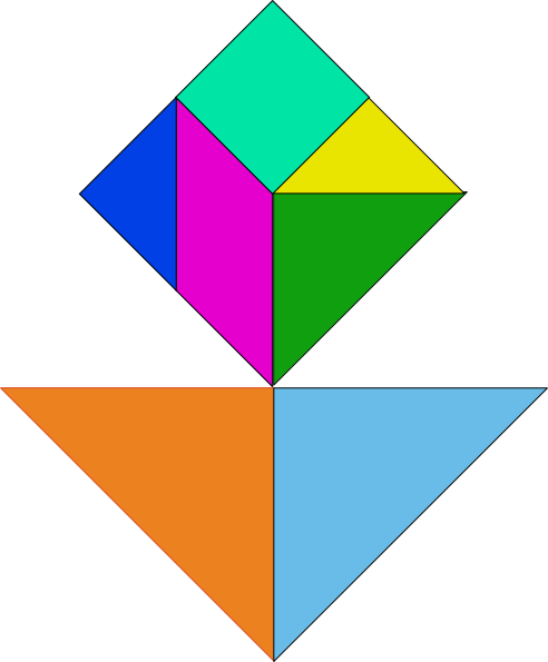 Tangram-14 clip art