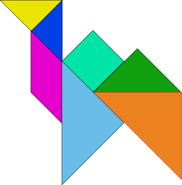 Tangram-16 clip art