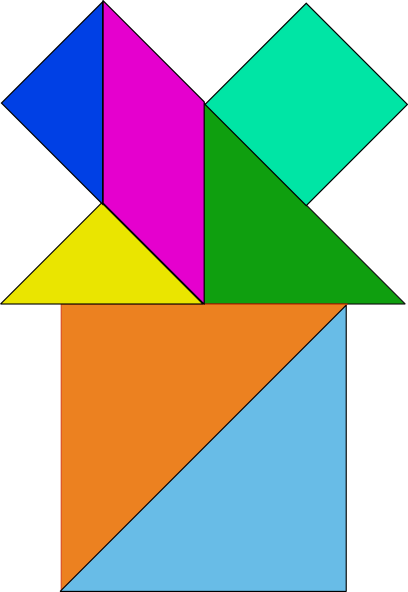 Tangram-20 clip art