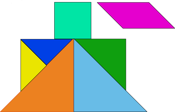 Tangram-22 clip art