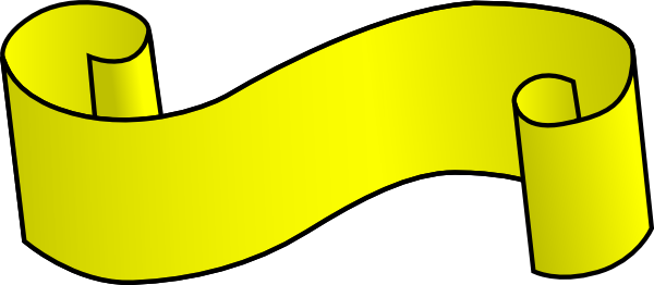 Yellow-scroll clip art