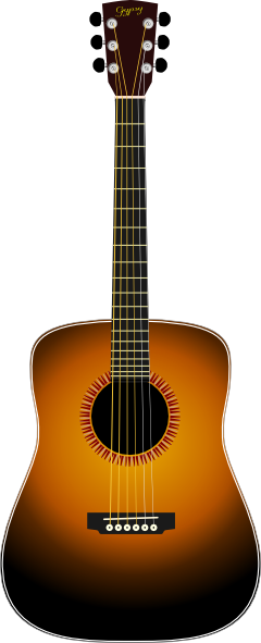 Acoustic Guitar clip art