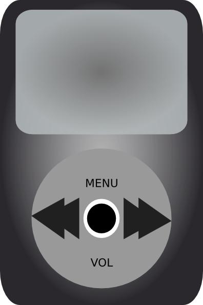 Ipod Music Player clip art