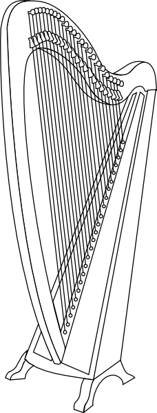 Harp clip art