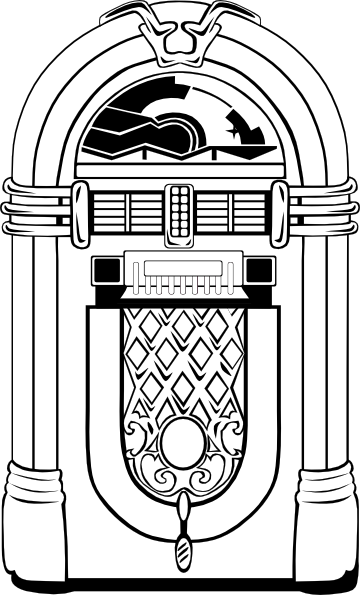 Fifties Jukebox clip art