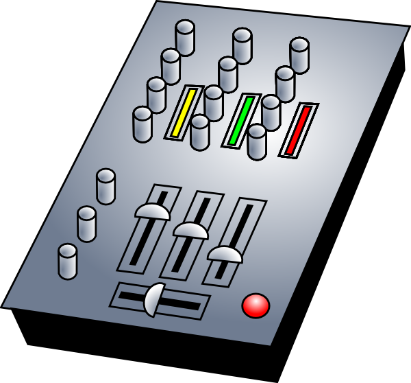 Dj Audio Mixer clip art