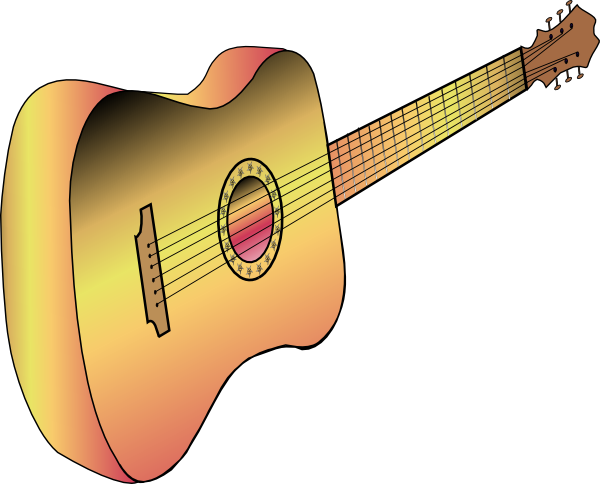 Guitar Profile clip art