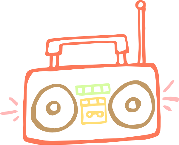 Boombox clip art