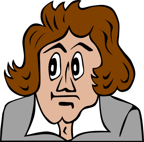 Beethoven Cartoon clip art