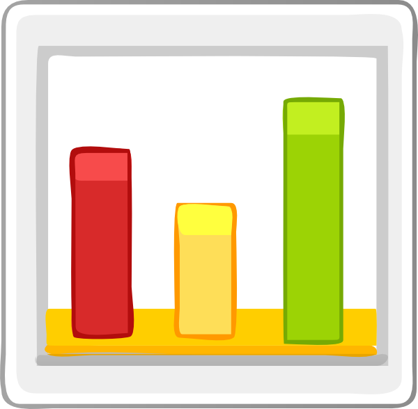 Bar Chart Statistics clip art