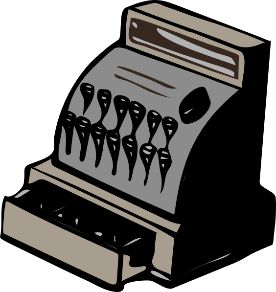 Cashier Drawer clip art