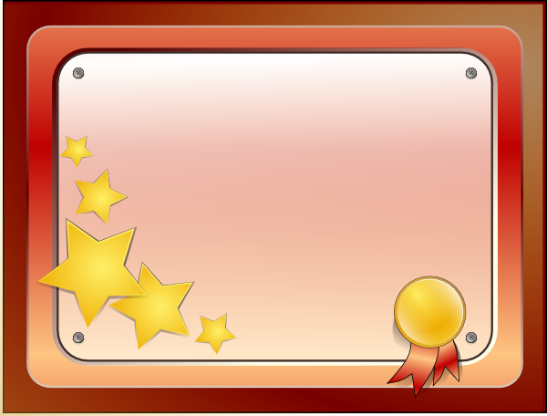 Certificate clip art