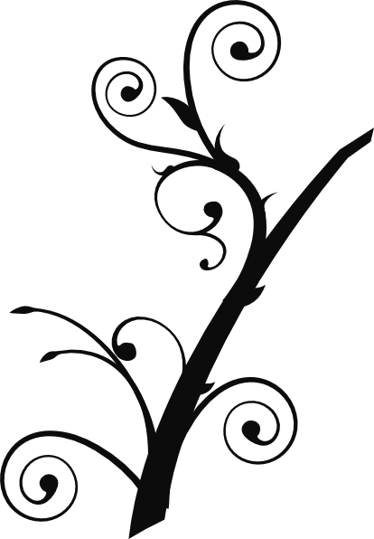 Twisted Branch clip art