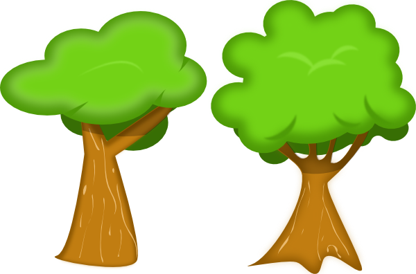 Soft Trees clip art