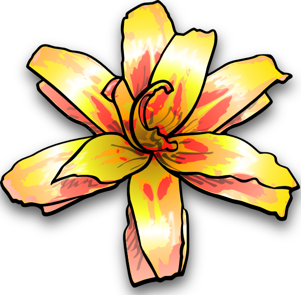 Yellow Flower clip art