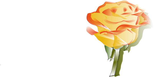 Yellow Rose clip art