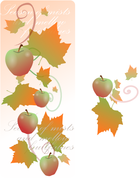 Autumn Decorations clip art