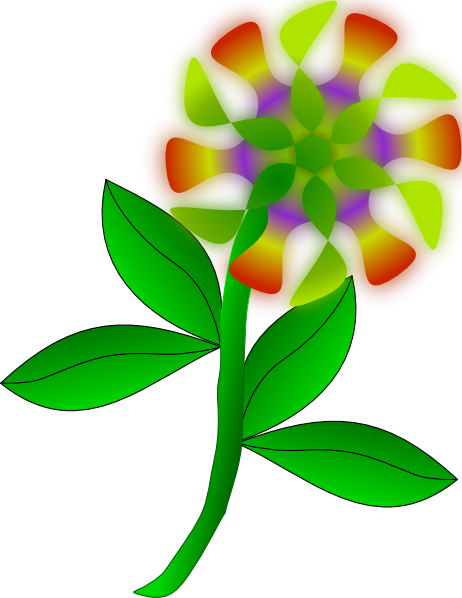 Strange Flower clip art