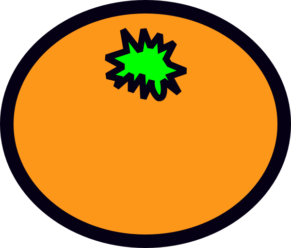 Orange clip art