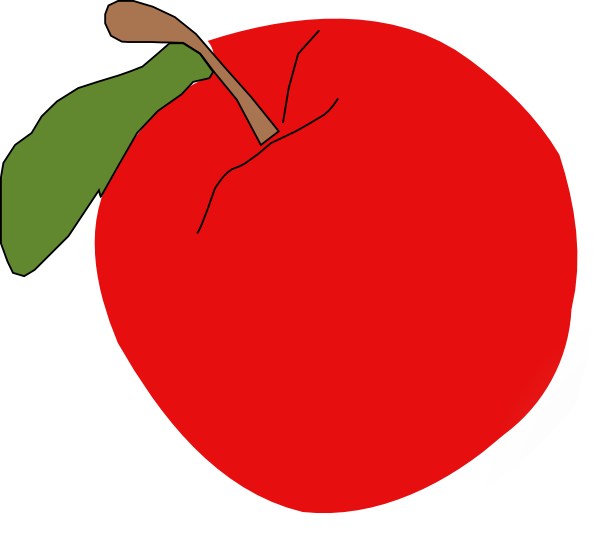 Red Apple clip art