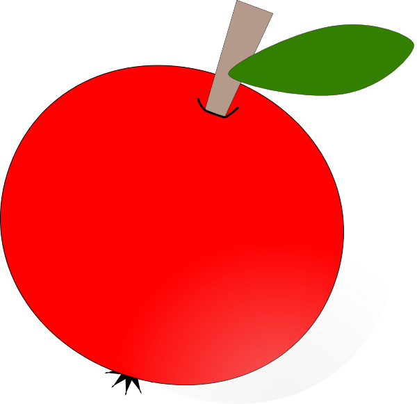 Red Apple clip art