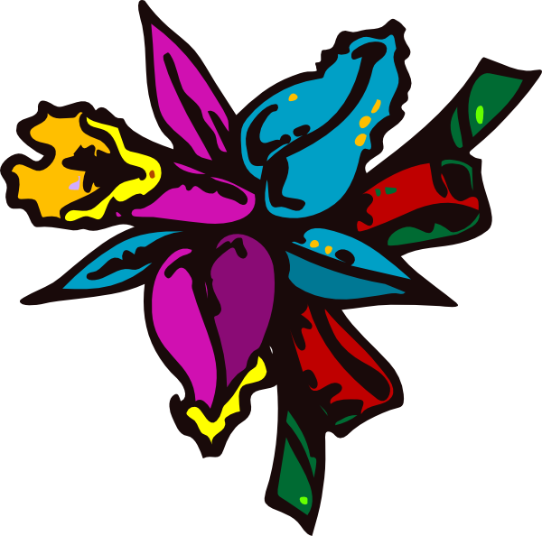 Cartoon Flowers clip art