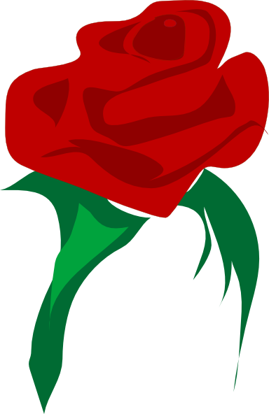 Rose Red Flower clip art