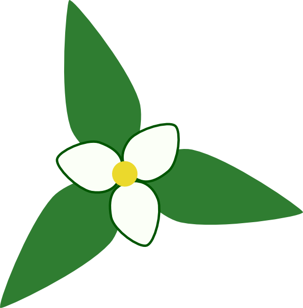 Trillium Map Symbol clip art