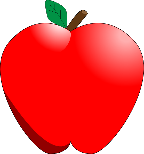 Cartoon Apple clip art