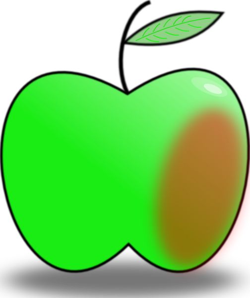 Simple Apple clip art