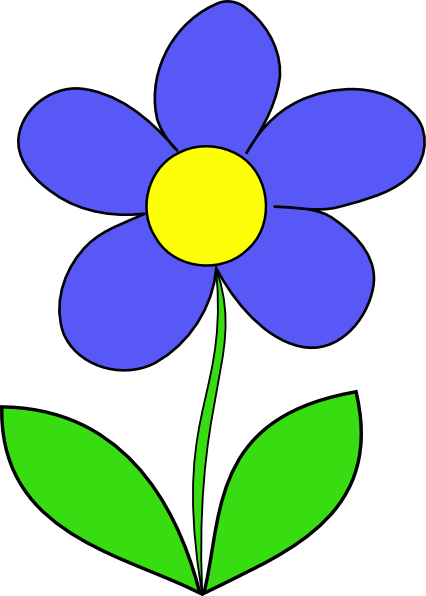 Simple Flower clip art