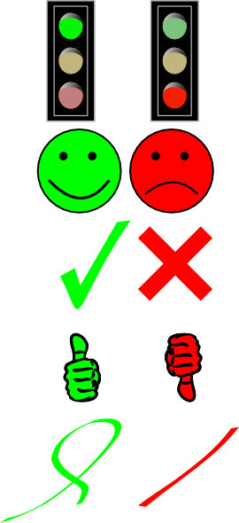 Right Or Wrong Image Collection clip art