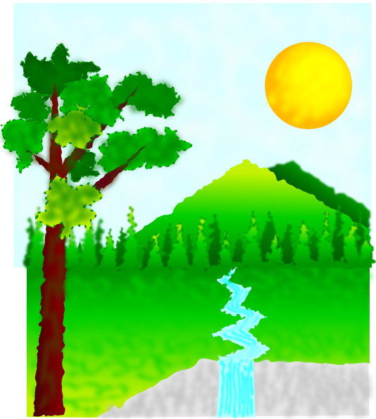 Natural Landscape clip art