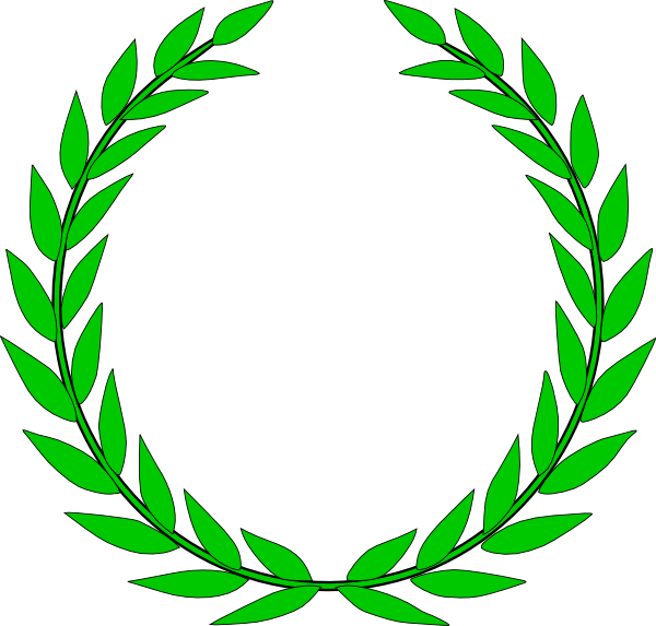 Olive Wreath clip art