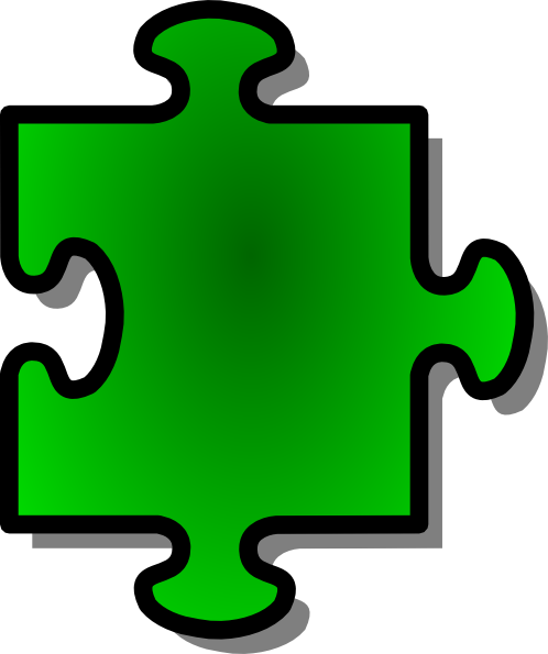 Jigsaw Red Puzzle Piece clip art