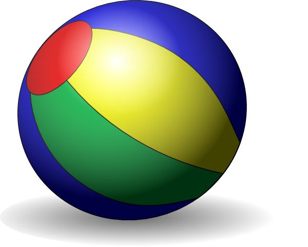 Beachball V clip art