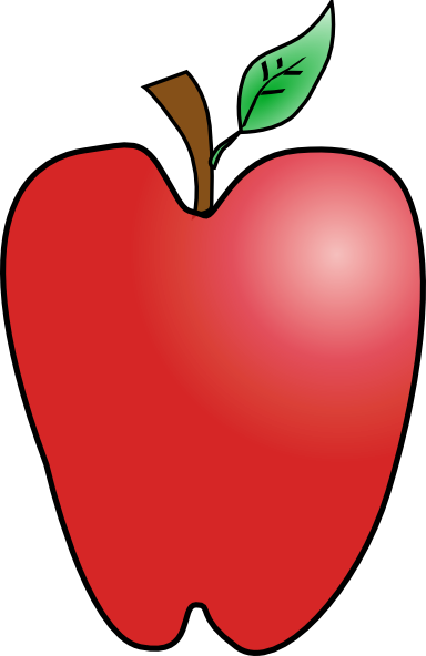 Cartoon Apple clip art