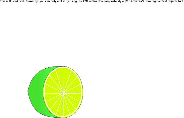 Lime Half clip art