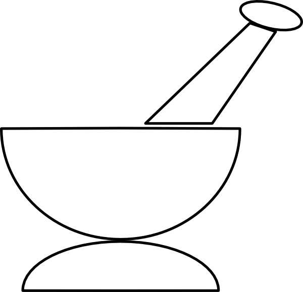 Mortar And Pestle clip art