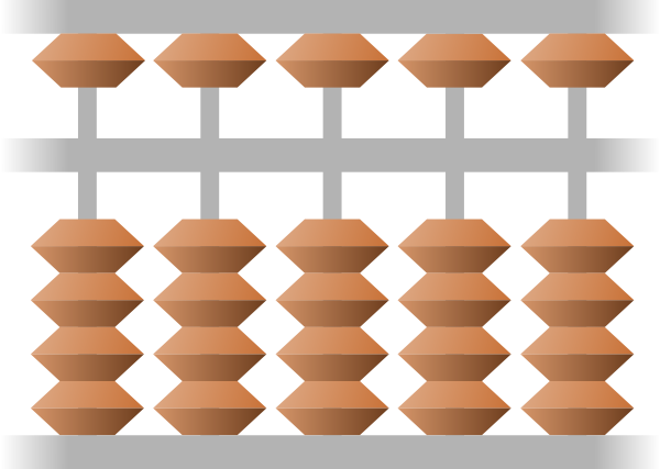 Japanese Abacus clip art