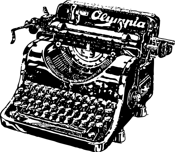 Typewriter clip art