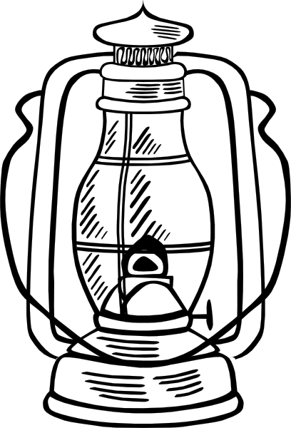 Hurricane Lamp clip art