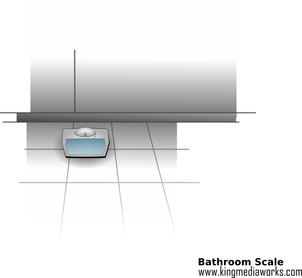 Bathroom Scale clip art