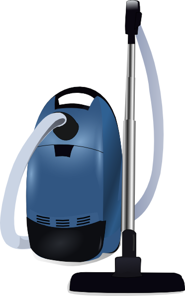 Blue Vacuum Cleaner clip art