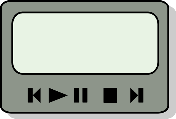 Zinf Media Player Gui clip art